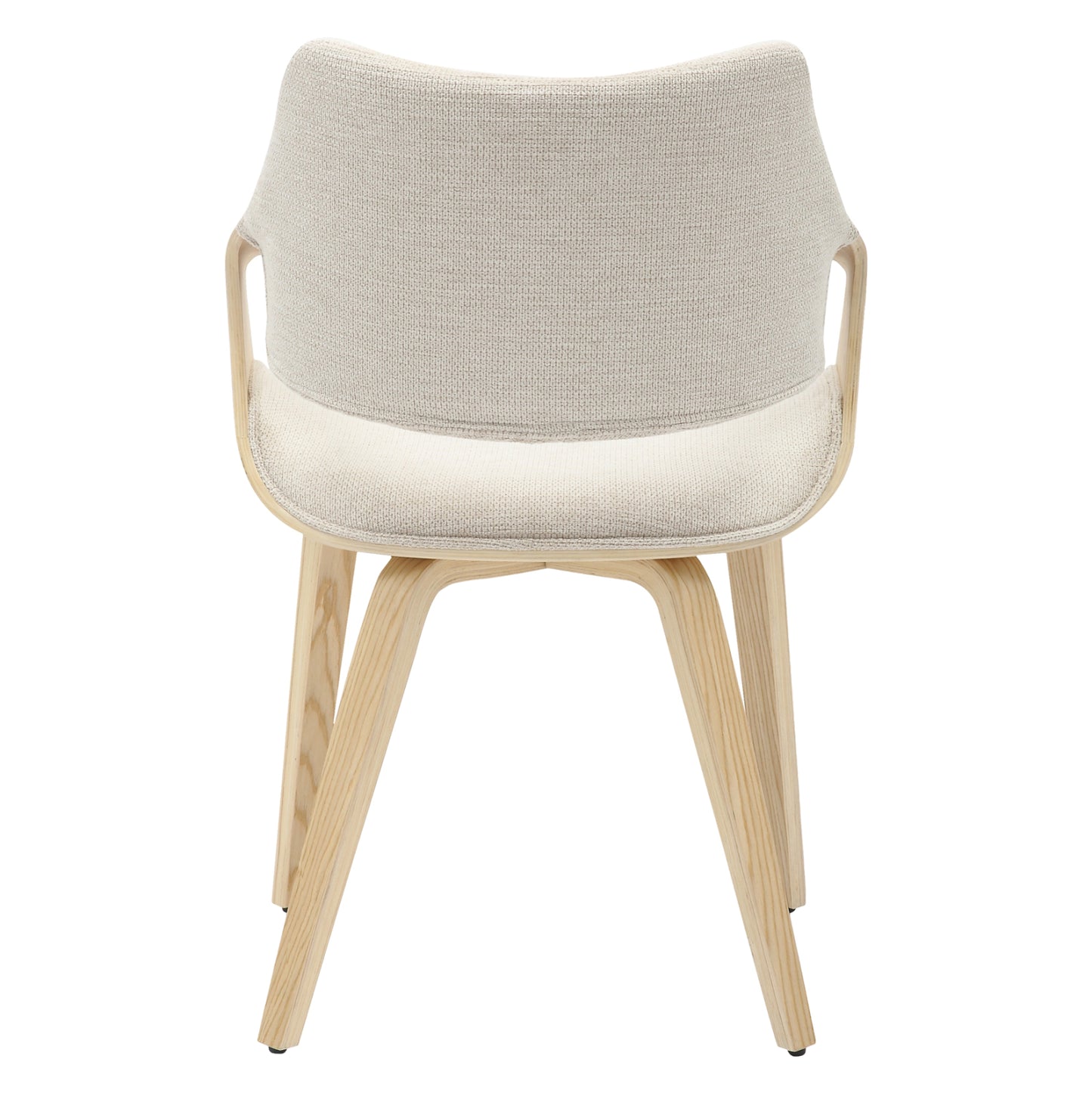 Dining Chair Netto Hm9976.01 Plywood Frame In Oak-beige Fabric 55x56x83,5hcm.