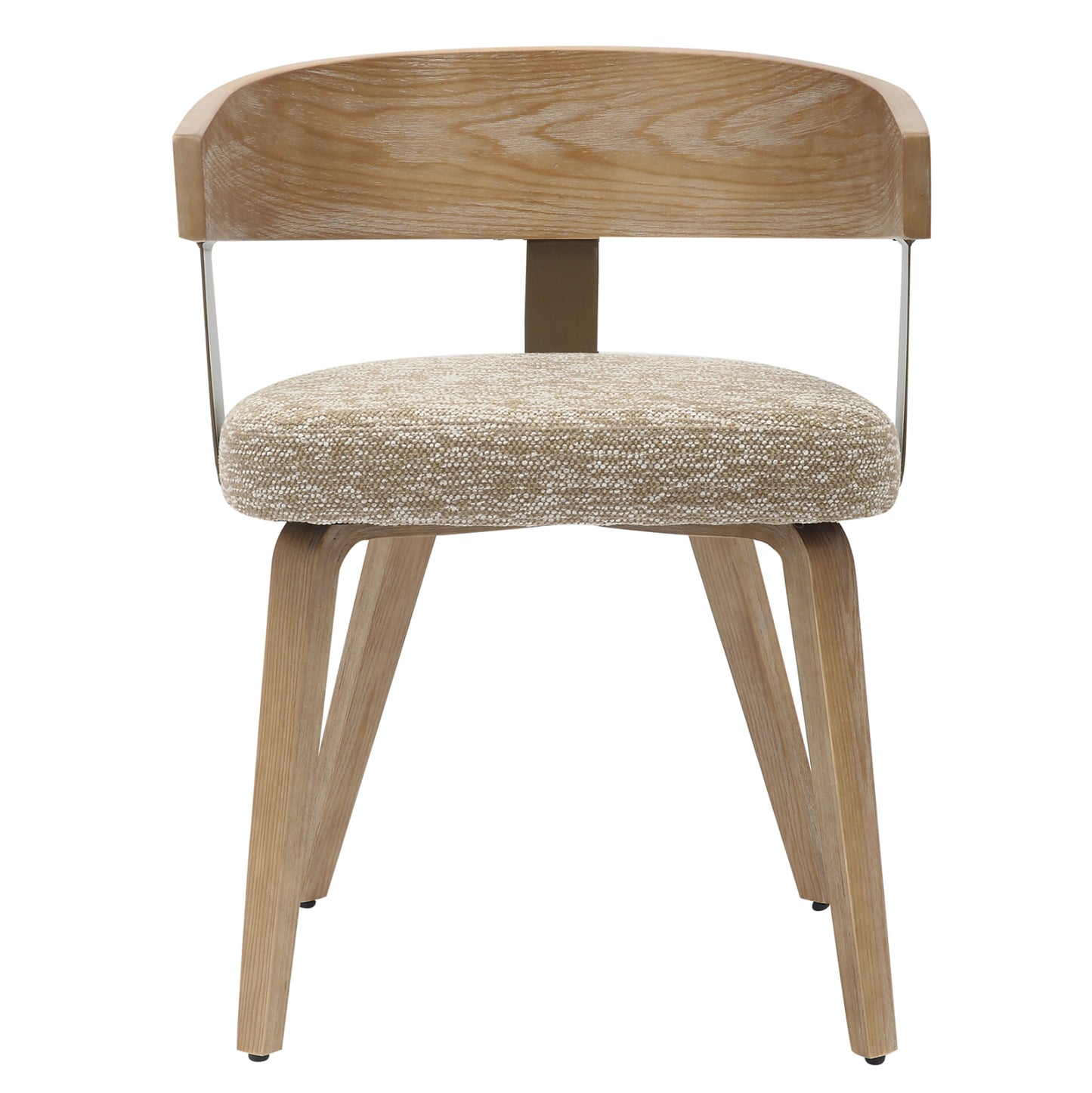 Dining Chair Galley Hm9981.01 Plywood Frame And Legs-beige Fabric 55,5x53,5x70hcm.