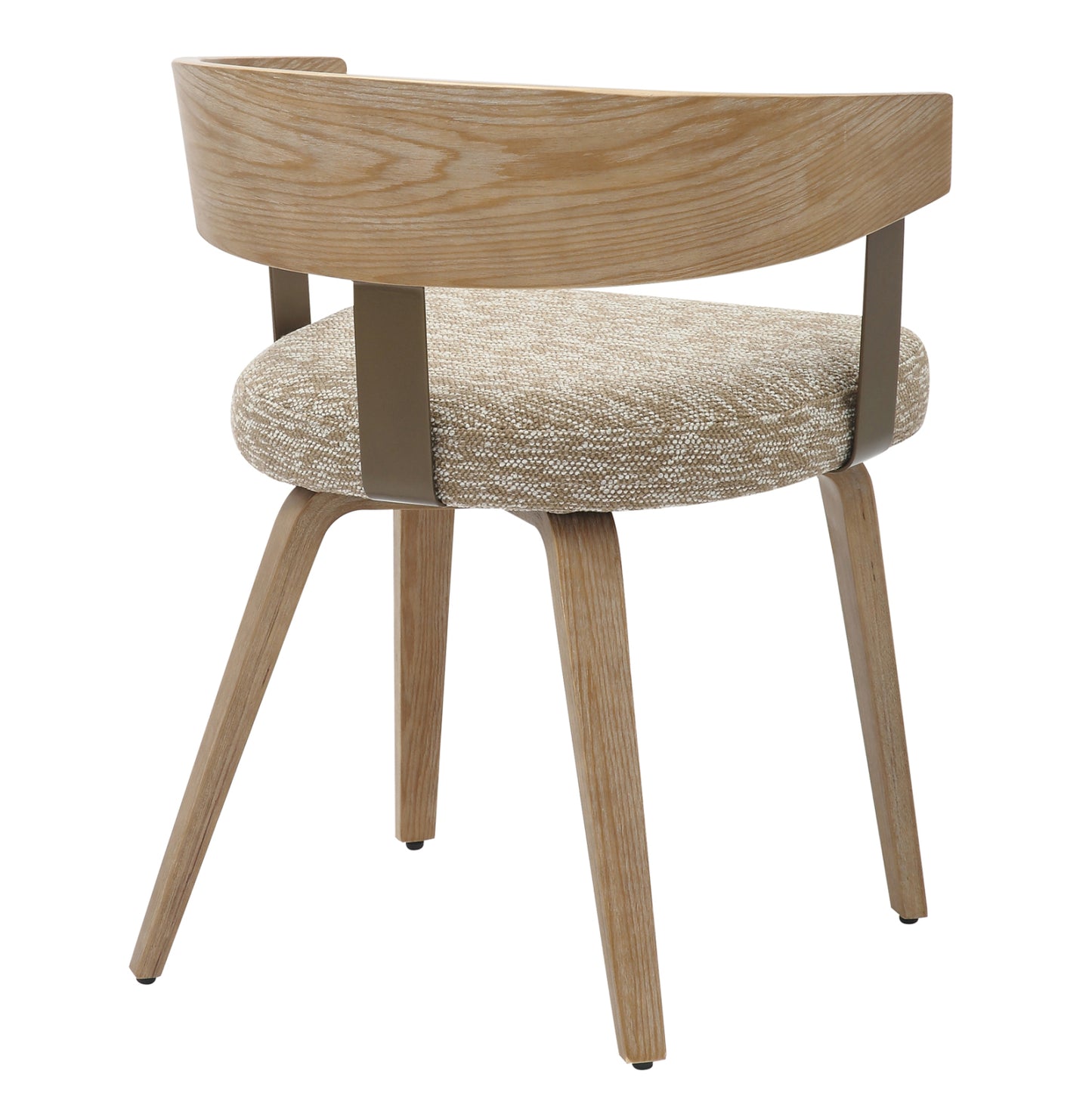 Dining Chair Galley Hm9981.01 Plywood Frame And Legs-beige Fabric 55,5x53,5x70hcm.