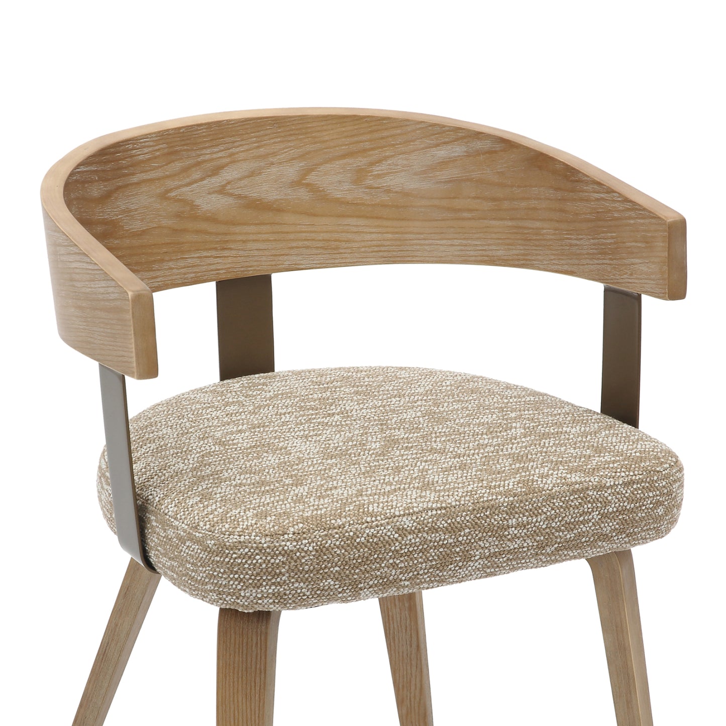 Dining Chair Galley Hm9981.01 Plywood Frame And Legs-beige Fabric 55,5x53,5x70hcm.
