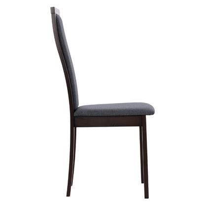 Chair Beech Wood In Walnut Color Hm9257.01 45x55x100hcm.