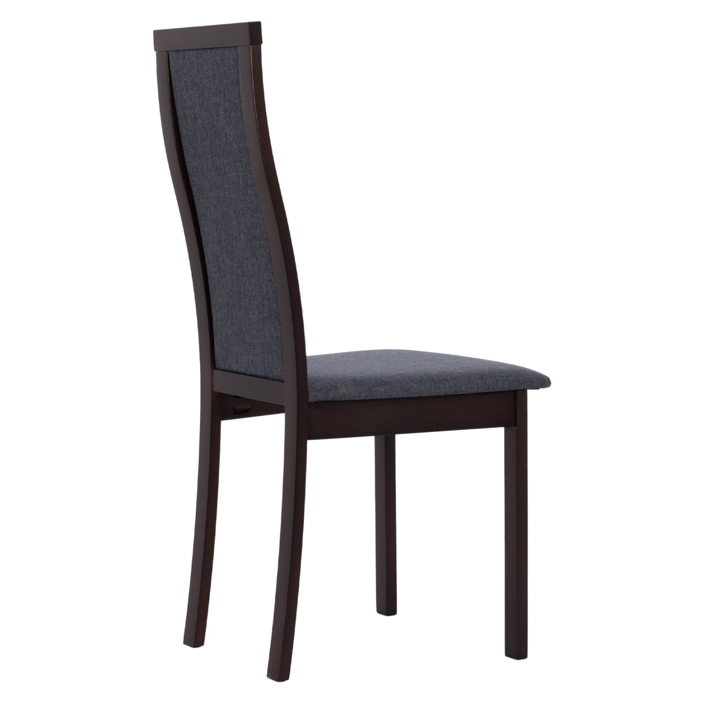 Chair Beech Wood In Walnut Color Hm9257.01 45x55x100hcm.