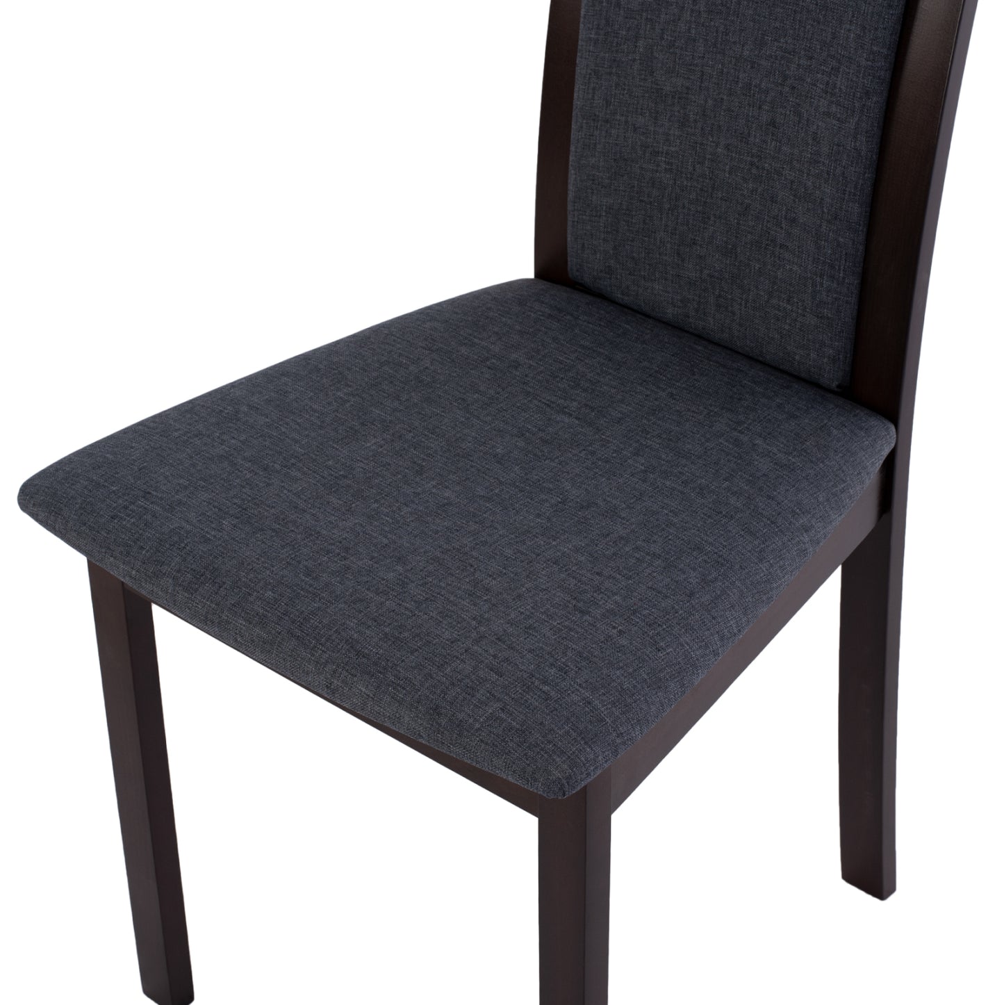 Chair Beech Wood In Walnut Color Hm9257.01 45x55x100hcm.
