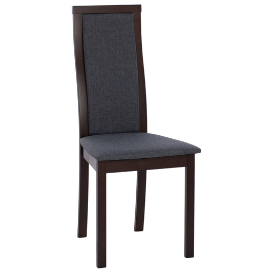 Chair Beech Wood In Walnut Color Hm9257.01 45x55x100hcm.