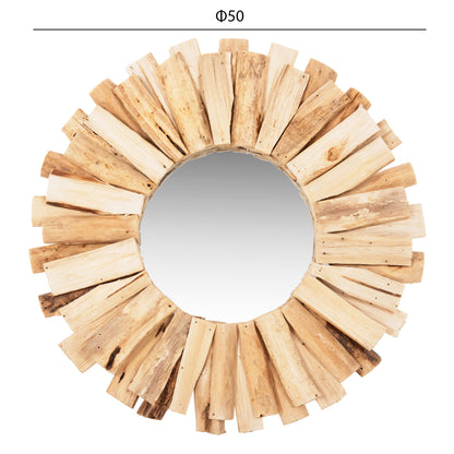 Wall Mirror Hm7719 Driftwood Natural 50x5x50h