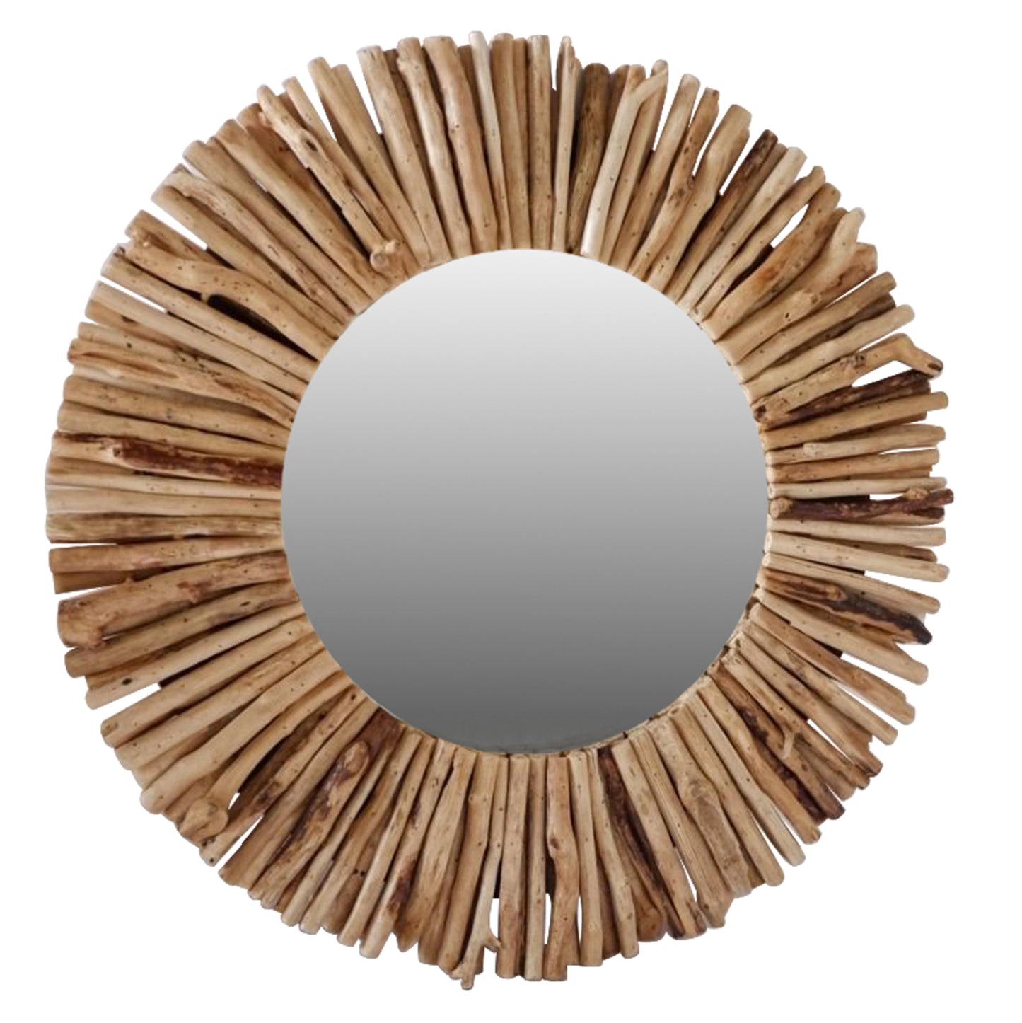 Wall Mirror Driftwood Natural Color Hm7720 60x5x60h