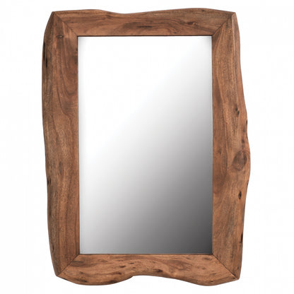 Mirror Hm8187.11 From Solid Acacia Wood Natural 100Χ75Χ4