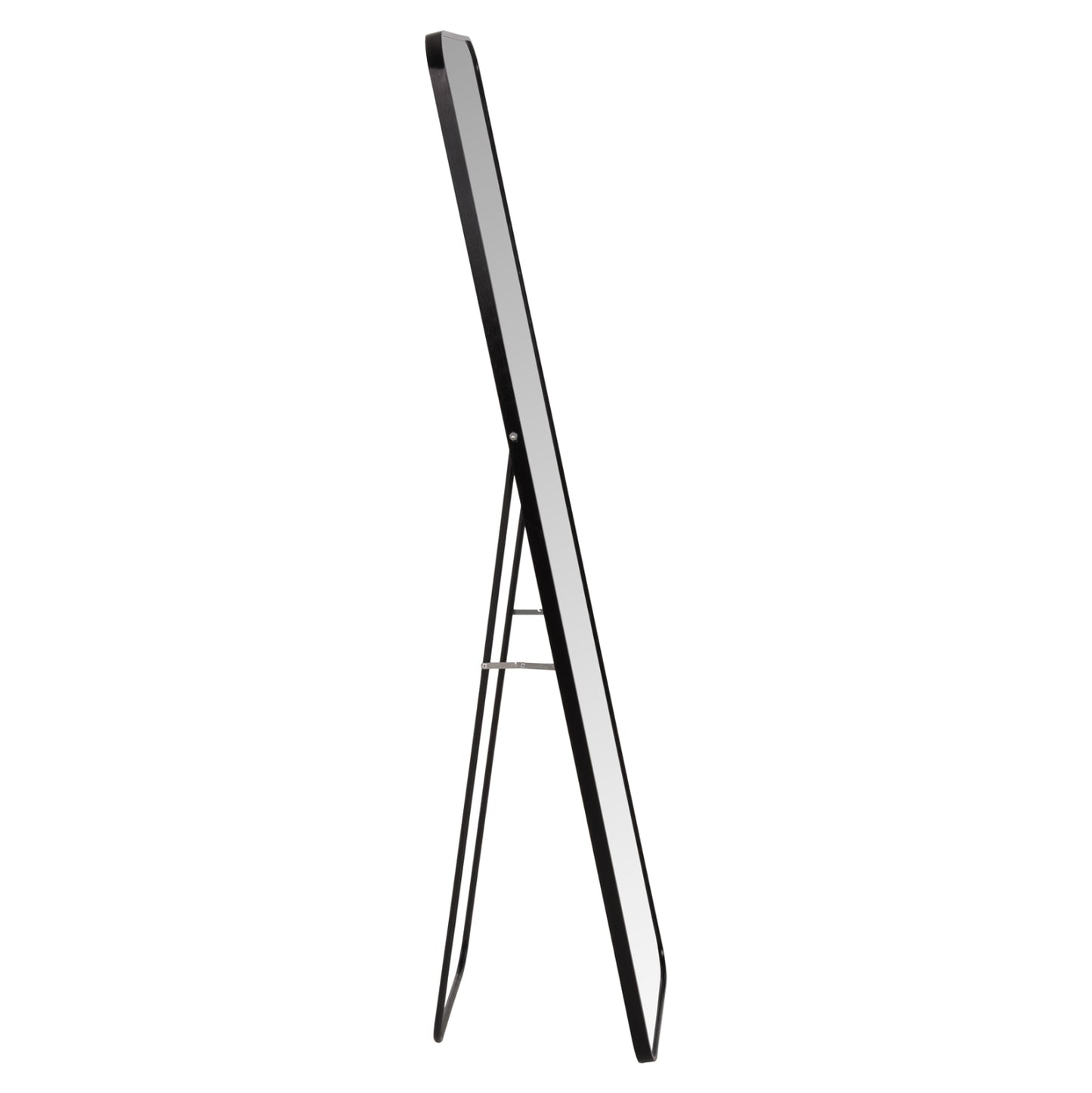 Floor Standing Mirror Boely Hm9577.01 Aluminum Frame In Black Color 40x35x160hcm.