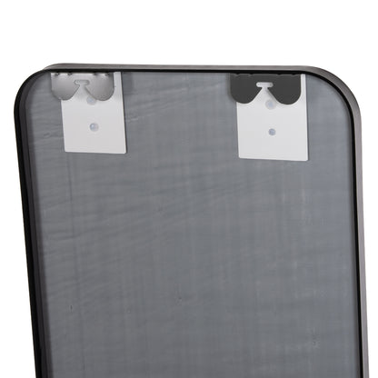 Floor Standing Mirror Boely Hm9577.01 Aluminum Frame In Black Color 40x35x160hcm.