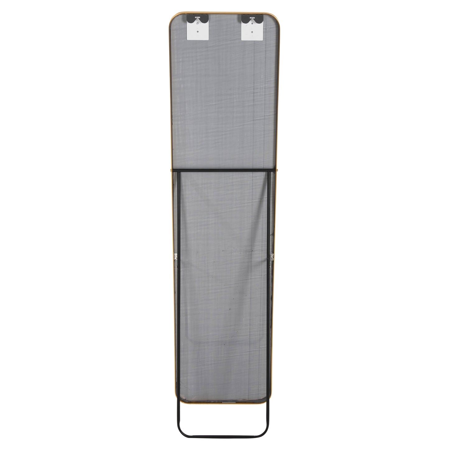 Floor Standing Mirror Boely Hm9577.30 Aluminum Frame In Gold Color 40x35x160hcm.