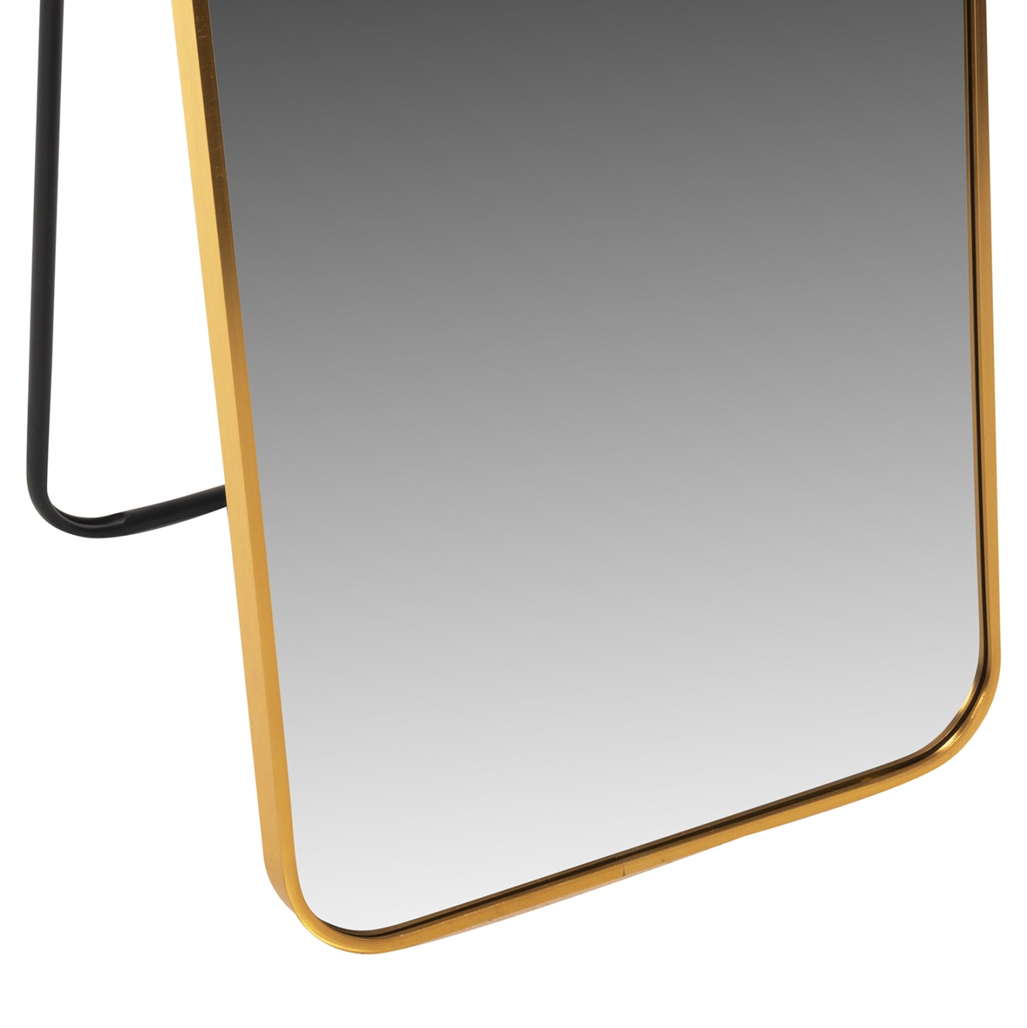Floor Standing Mirror Boely Hm9577.30 Aluminum Frame In Gold Color 40x35x160hcm.