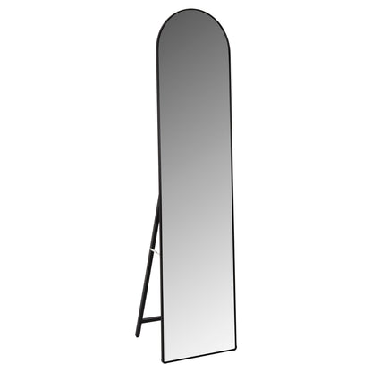 Floor Standing Mirror Joely Hm9578.01 Aluminum Frame In Black Color 40x31x160hcm.