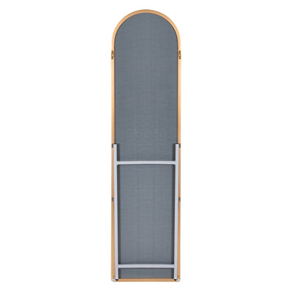 Floor Standing Mirror Joely Hm9578.30 Aluminum Frame In Gold Color 40x31x160hcm.