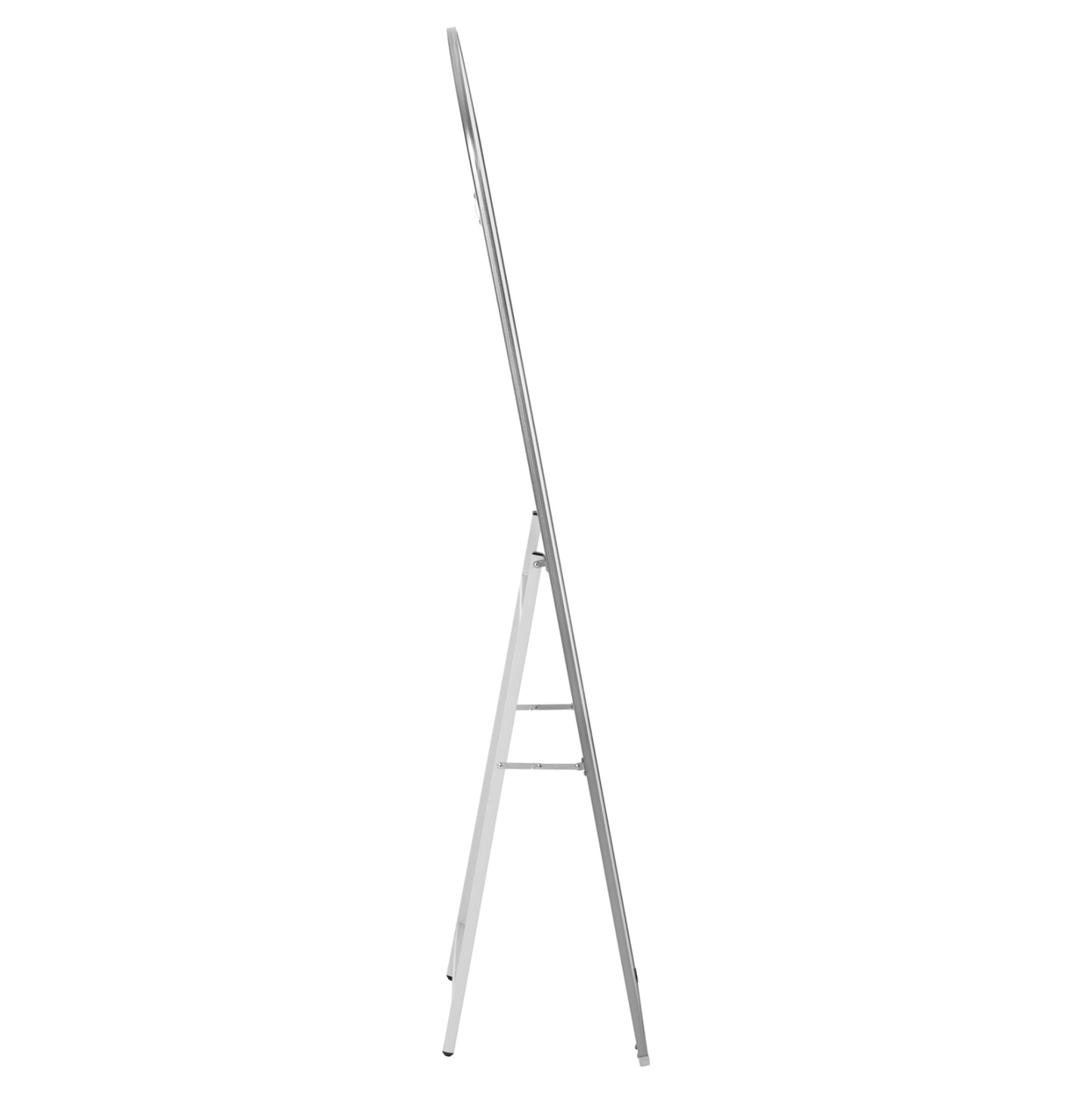 Floor Standing Mirror Joely Hm9578.40 Aluminum Frame In Silver Color 40x31x160hcm.
