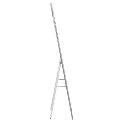 Floor Standing Mirror Joely Hm9578.40 Aluminum Frame In Silver Color 40x31x160hcm.