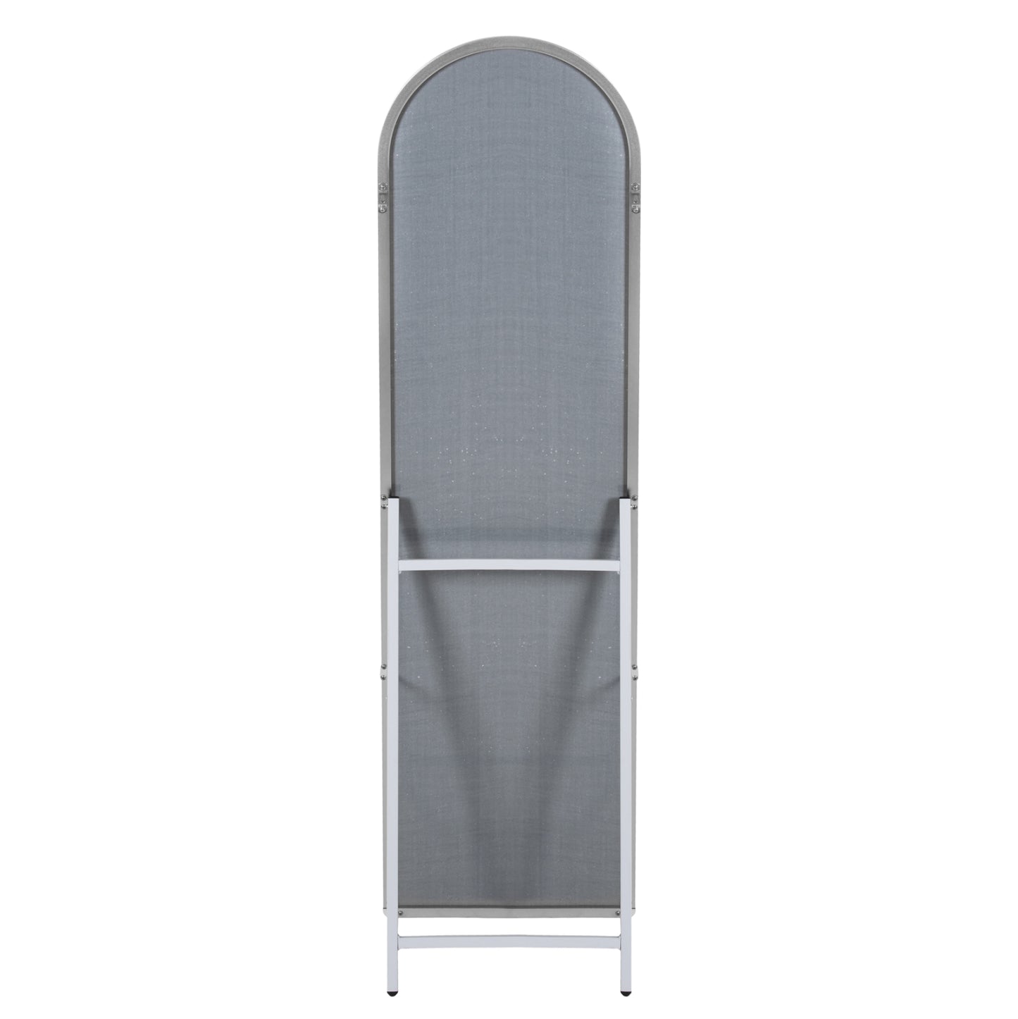 Floor Standing Mirror Joely Hm9578.40 Aluminum Frame In Silver Color 40x31x160hcm.
