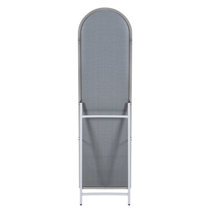 Floor Standing Mirror Joely Hm9578.40 Aluminum Frame In Silver Color 40x31x160hcm.