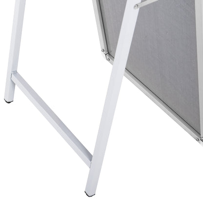 Floor Standing Mirror Joely Hm9578.40 Aluminum Frame In Silver Color 40x31x160hcm.