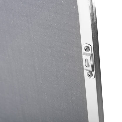 Floor Standing Mirror Joely Hm9578.40 Aluminum Frame In Silver Color 40x31x160hcm.
