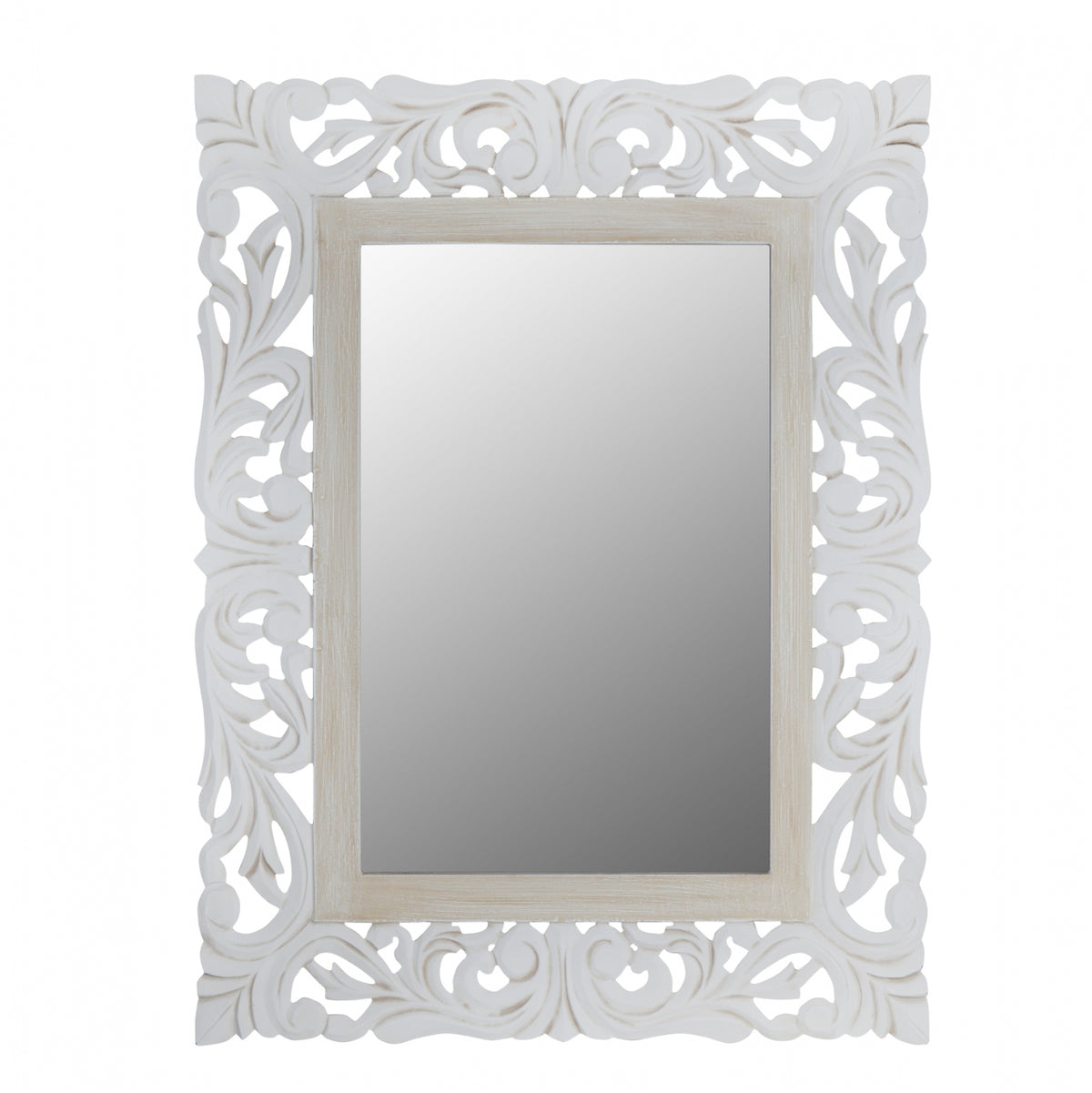 Mirror Priamo White/grey Patina Hm7014.02 60x80