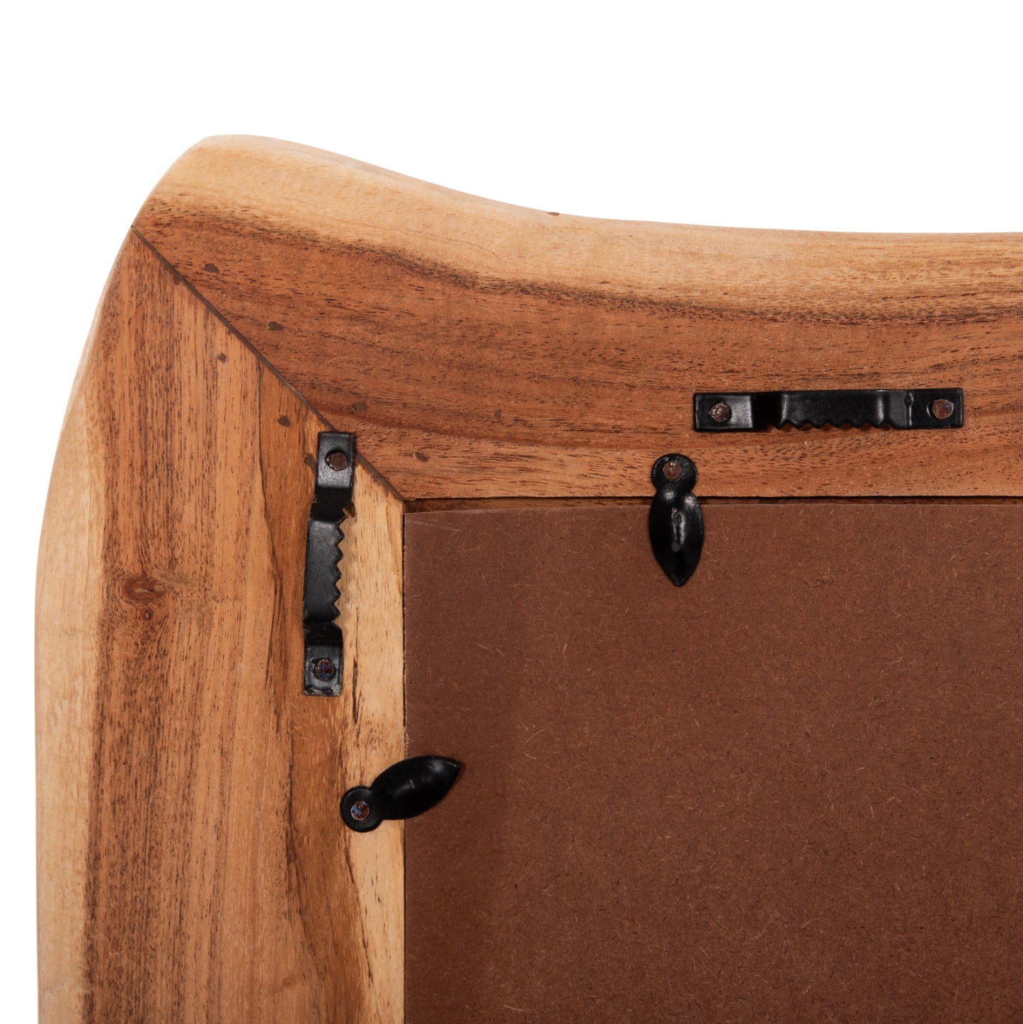 Wall Mirror Zion Hm8186.21 Solid Acacia Wood-light Natural Wood Color 140x80x4(thickness)cm.
