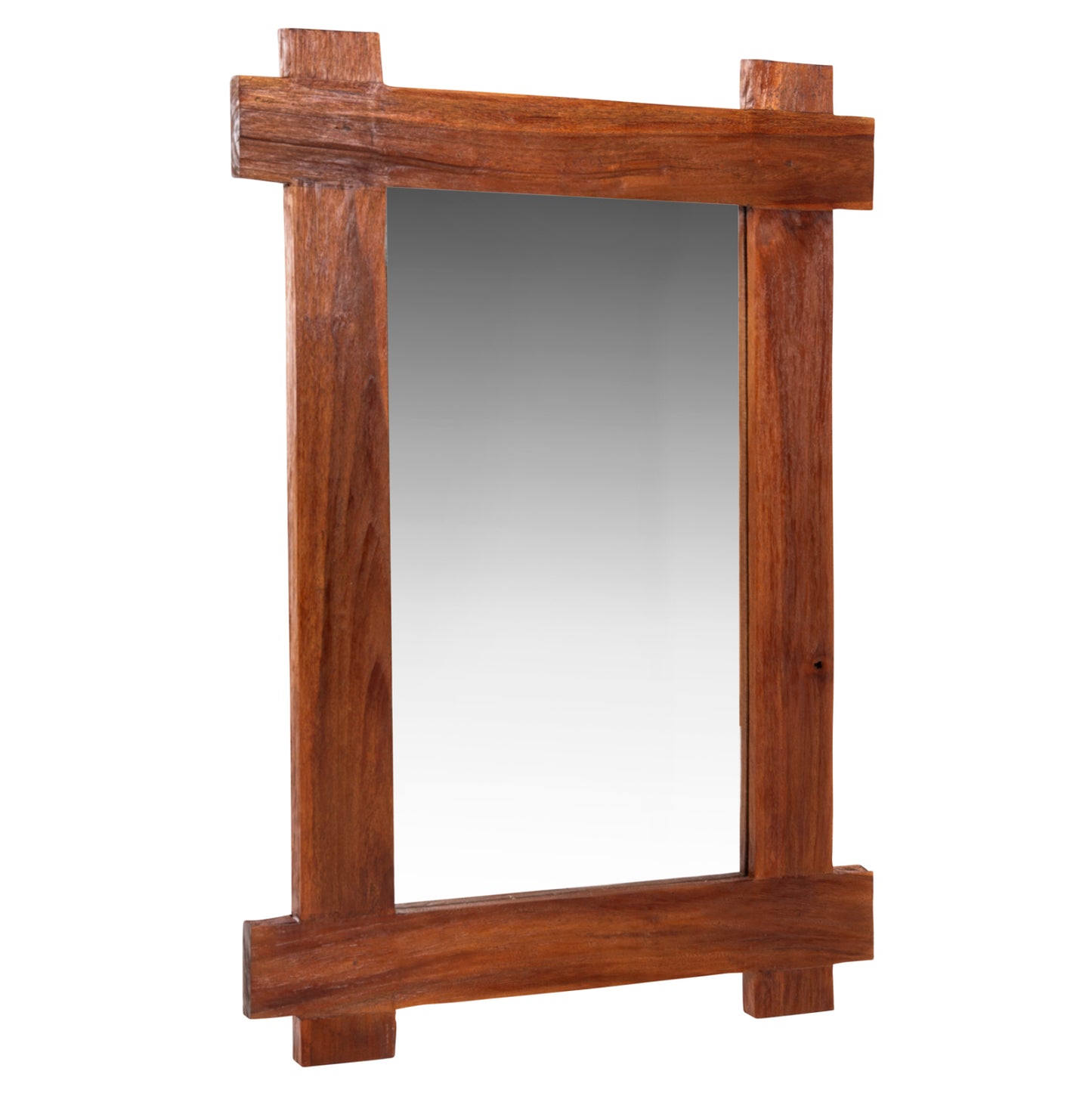 Wall Mirror Hm4303 Recycled Teak In Natural Color 70x100hcm.
