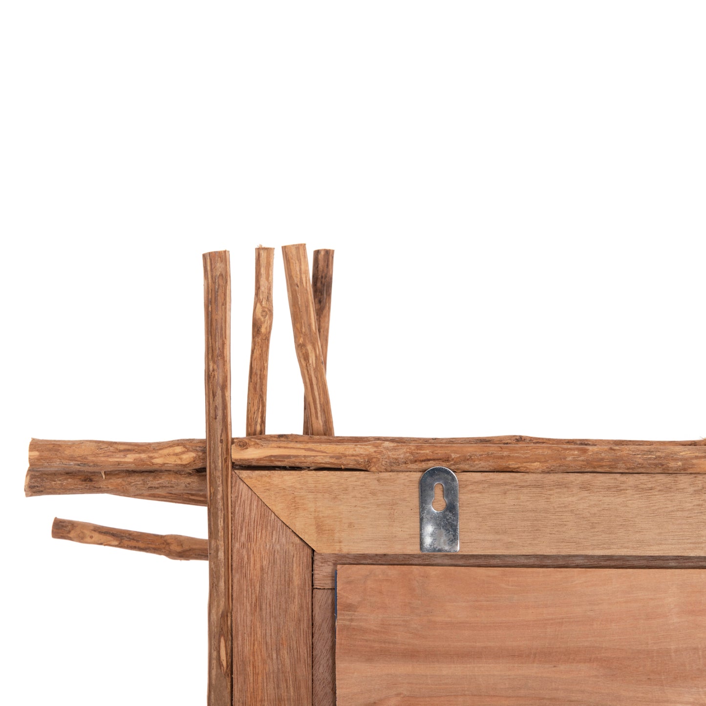 Wall Mirror Twigger Hm4442 Driftwood In Natural Color 80x15x100hcm.