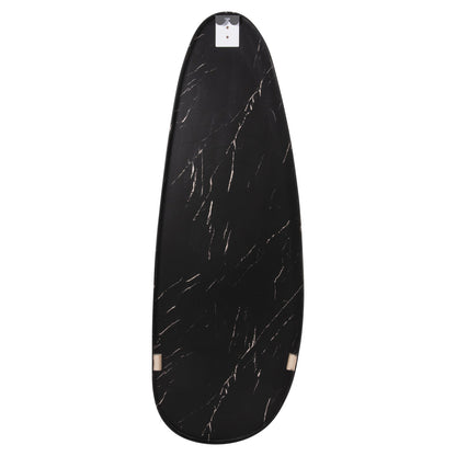 Wall Mirror Crither Hm4486.01 Mdf Frame In Black Marble Coloring 49x140hcm.