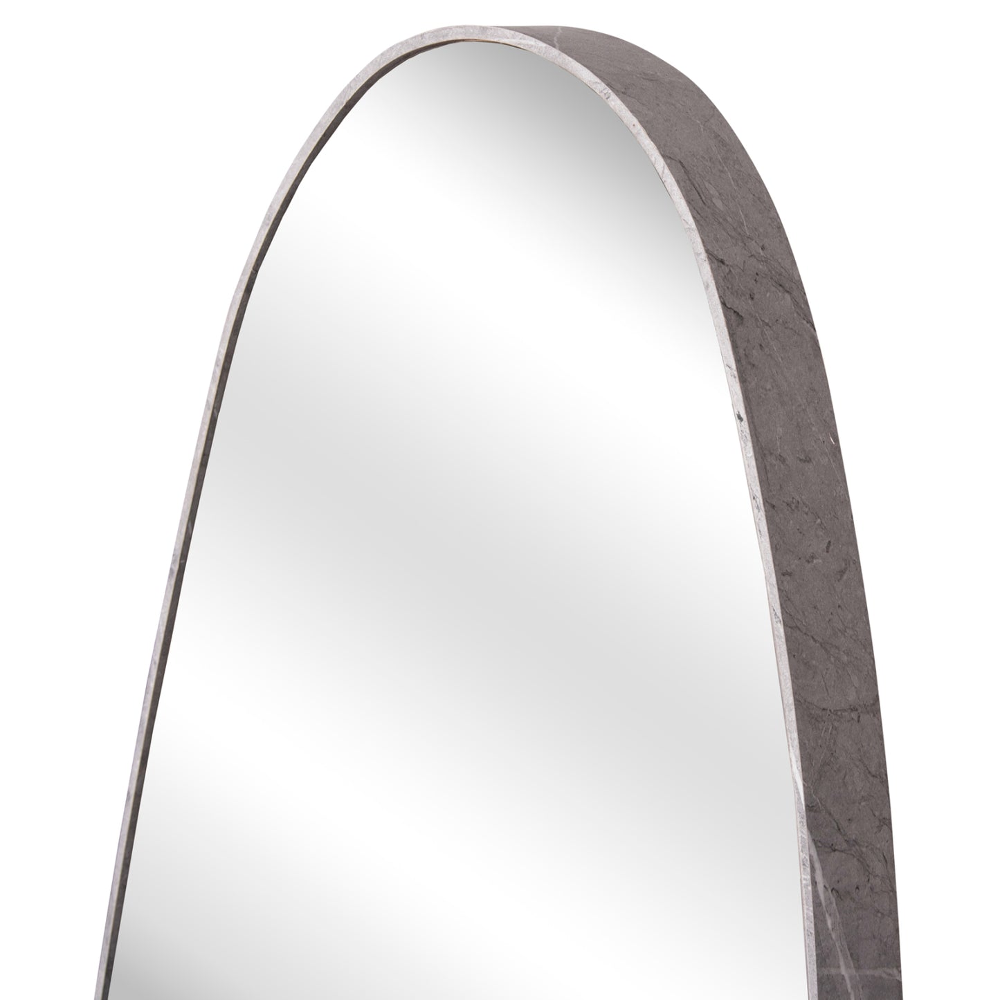 Wall Mirror Crither Hm4486.02 Mdf Frame In Grey Marble Coloring 49x140hcm.