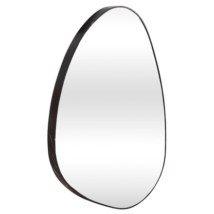 Wall Mirror Irregu Hm4487.01 Mdf Frame In Black Marble Coloring 60x80hcm.
