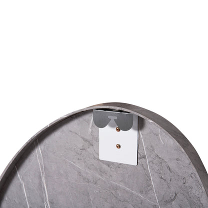 Wall Mirror Irregu Hm4487.02 Mdf Frame In Grey Marble Coloring 60x80hcm.