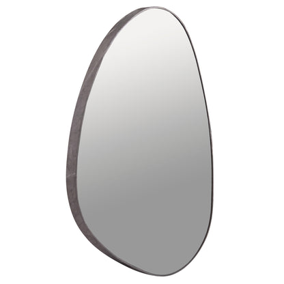 Wall Mirror Irregu Hm4487.02 Mdf Frame In Grey Marble Coloring 60x80hcm.