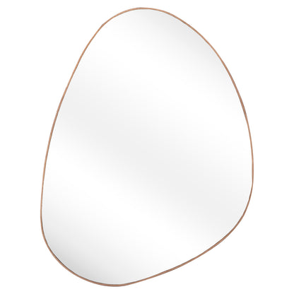 Wall Mirror Irregu Hm4487.03 Mdf Frame In Natural Wood Coloring 60x80hcm.