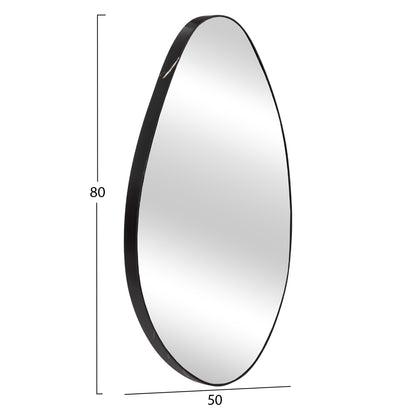 Ova Mirror (Black Marble) -50xH80cm