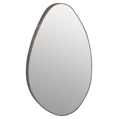 Wall Mirror Drop Hm4488.02 Mdf Frame In Grey Marble Coloring 50x80hcm.