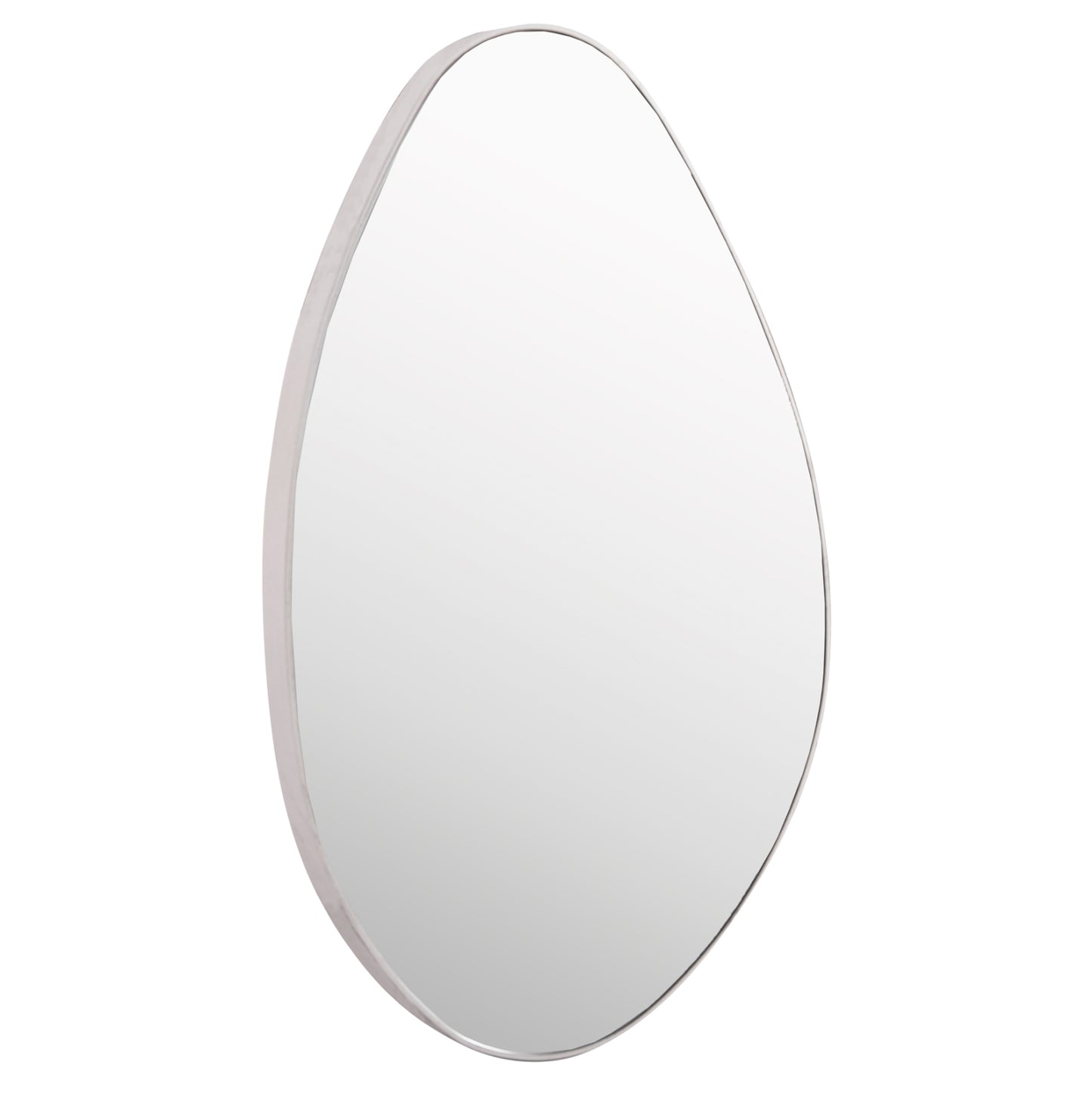 Wall Mirror Drop Hm4488.12 Mdf Frame In White 50x80hcm.
