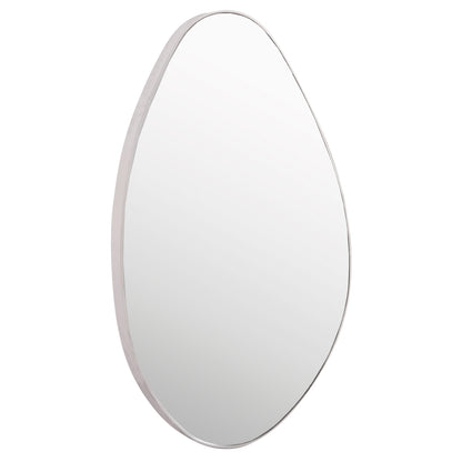 Wall Mirror Drop Hm4488.12 Mdf Frame In White 50x80hcm.
