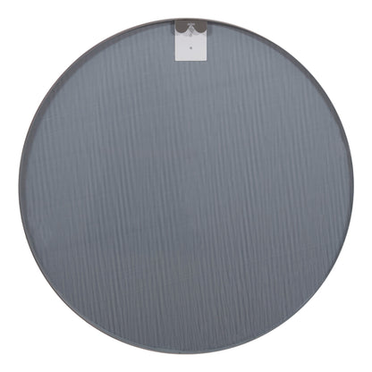 Wall Mirror Series Archer Hm4498.40 Round Aluminum Frame In Silver Φ80cm.