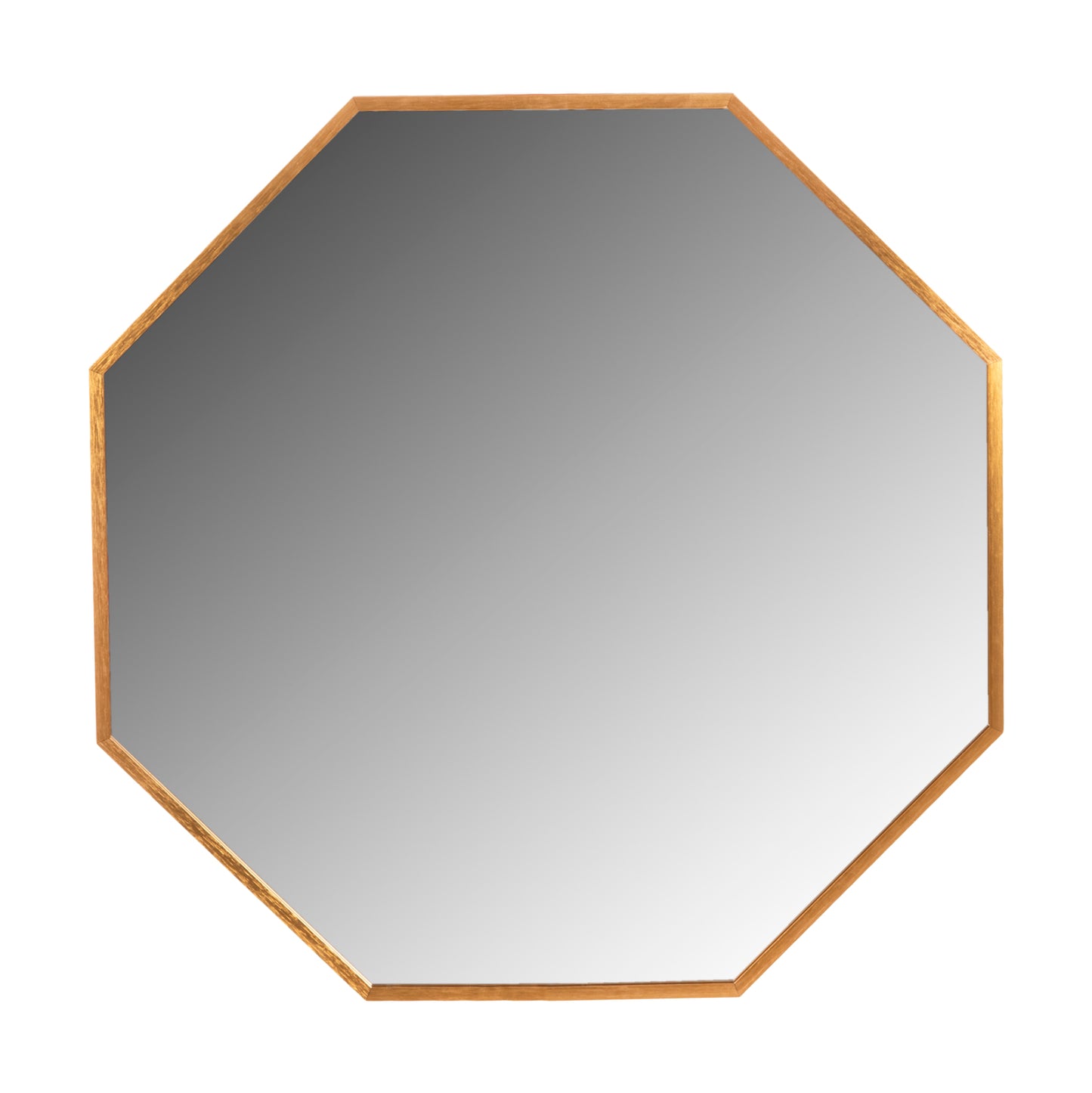 Wall Mirror Series Archer Hm4499.30 Octagon Aluminum Frame In Golden Φ74cm.