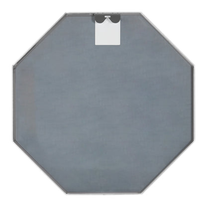 Wall Mirror Series Archer Hm4499.40 Octagon Aluminum Frame In Silver Φ74cm.