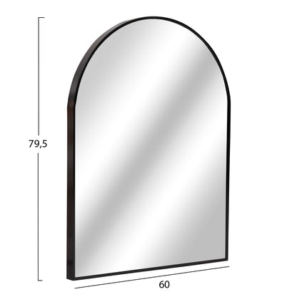 Wall Mirror Series Archer Hm4501 Aluminum Frame In Black 60x79,5hcm.