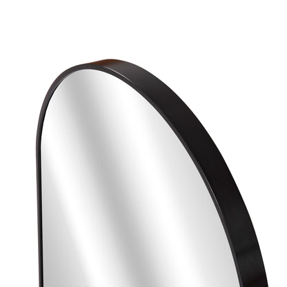 Wall Mirror Series Archer Hm4501 Aluminum Frame In Black 60x79,5hcm.