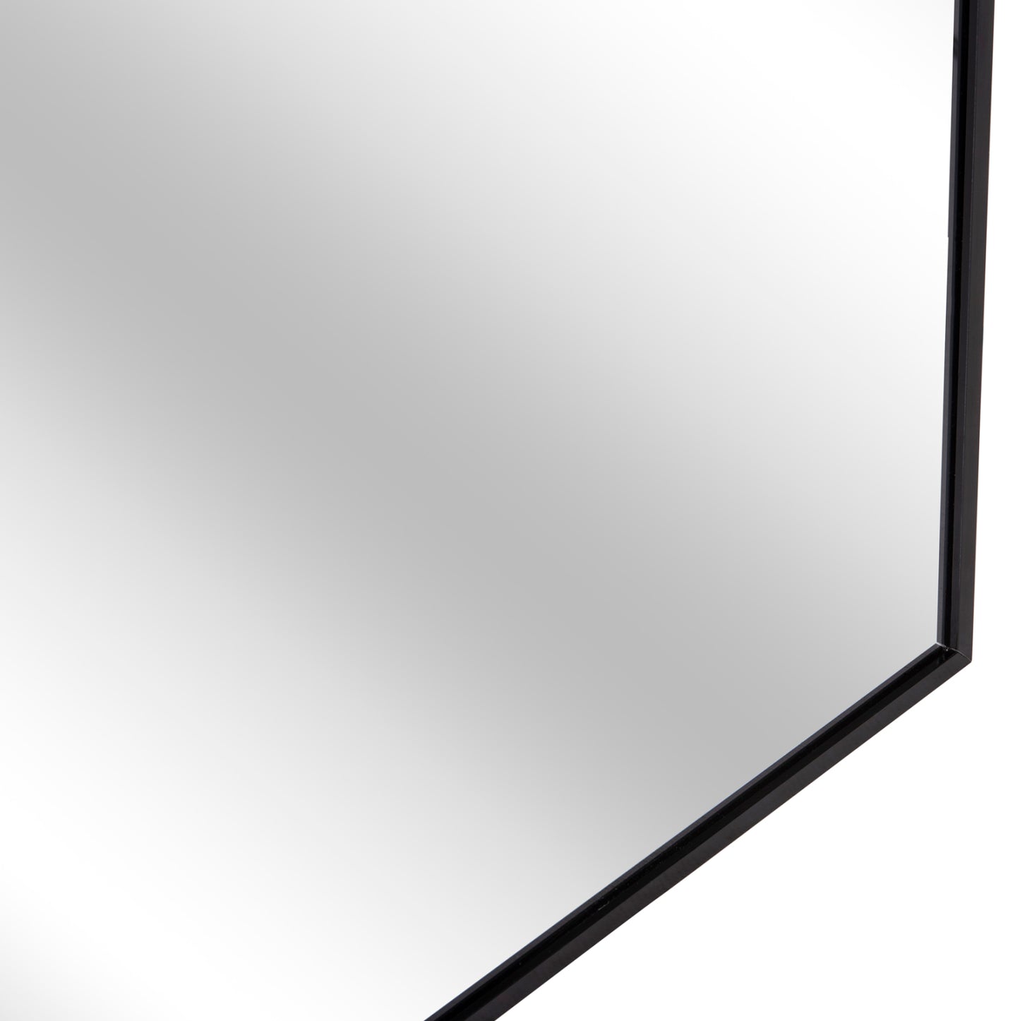 Wall Mirror Series Archer Hm4501 Aluminum Frame In Black 60x79,5hcm.