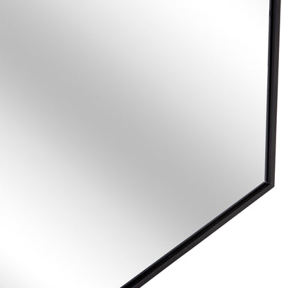 Wall Mirror Series Archer Hm4501 Aluminum Frame In Black 60x79,5hcm.