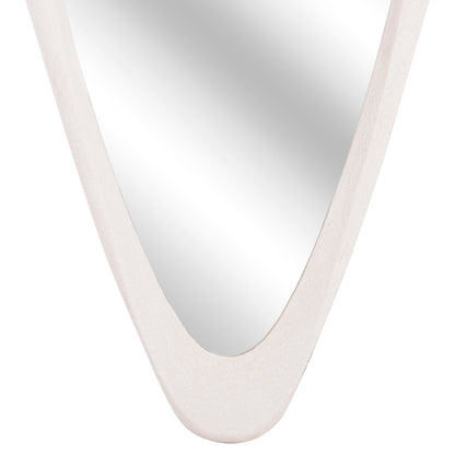 Wall Mirror Series Santorini Hm4512 Mdf In Off-white 54x3,5x120hcm.