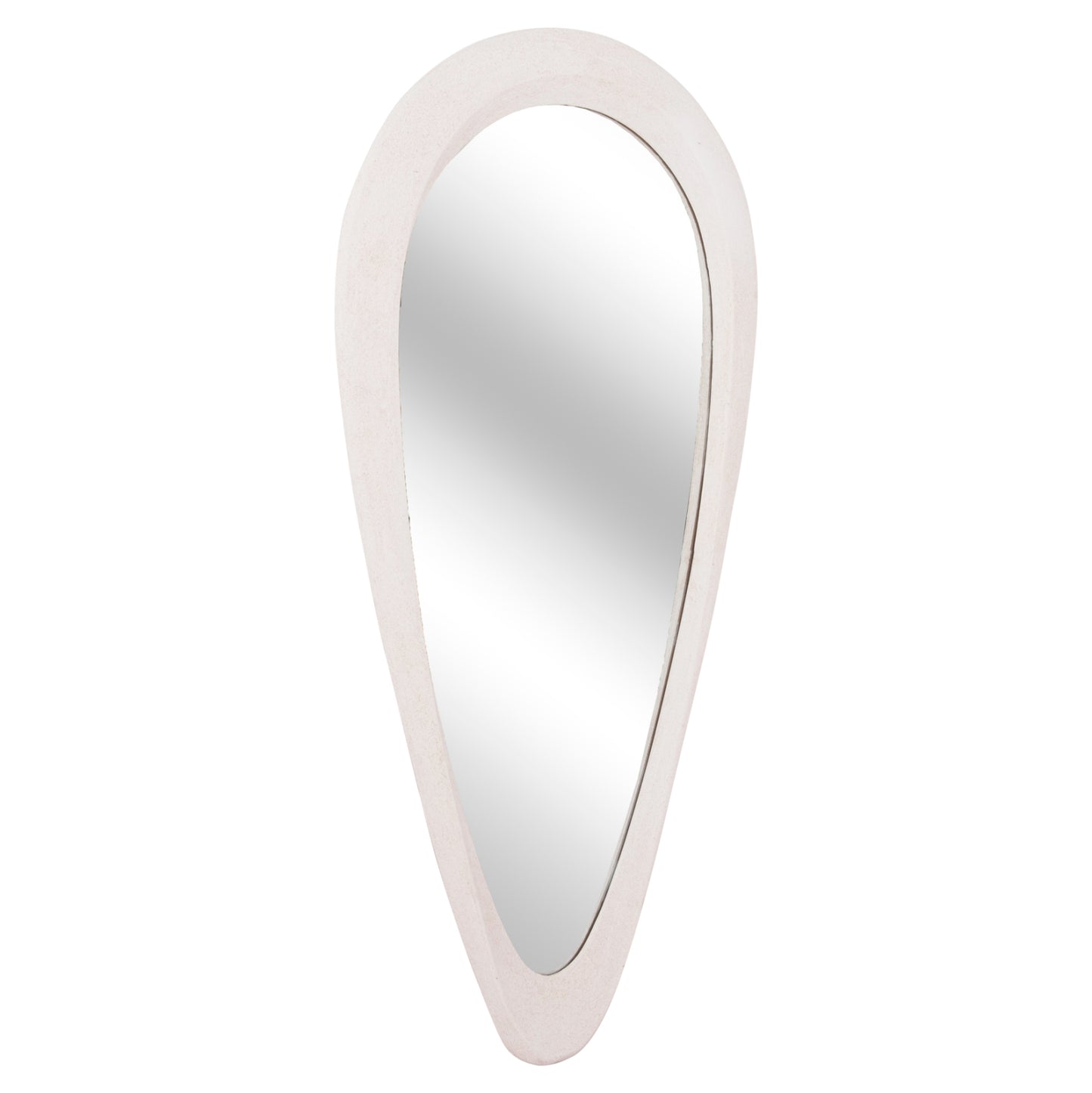 Wall Mirror Series Santorini Hm4512 Mdf In Off-white 54x3,5x120hcm.