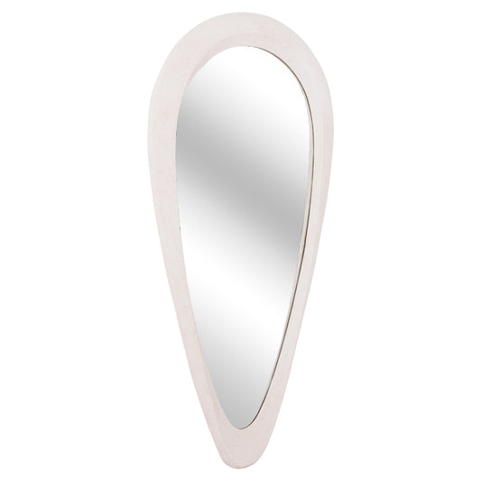 Wall Mirror Series Santorini Hm4512 Mdf In Off-white 54x3,5x120hcm.