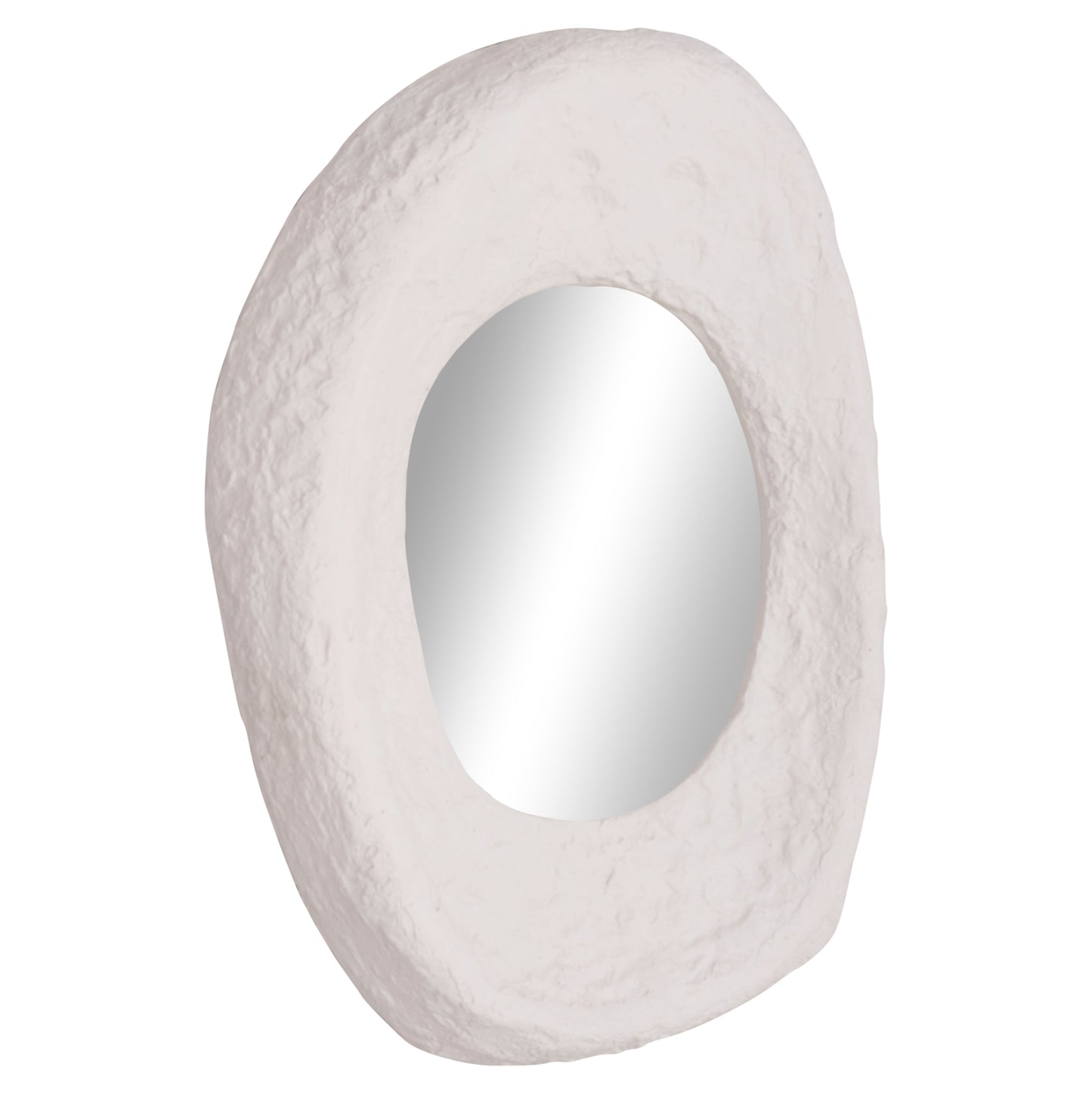 Wall Mirror Riffe Hm4695.02 Fiber Cement In White 60x13x85hcm