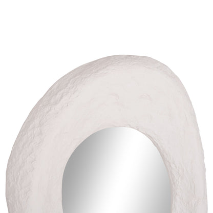 Wall Mirror Riffe Hm4695.02 Fiber Cement In White 60x13x85hcm