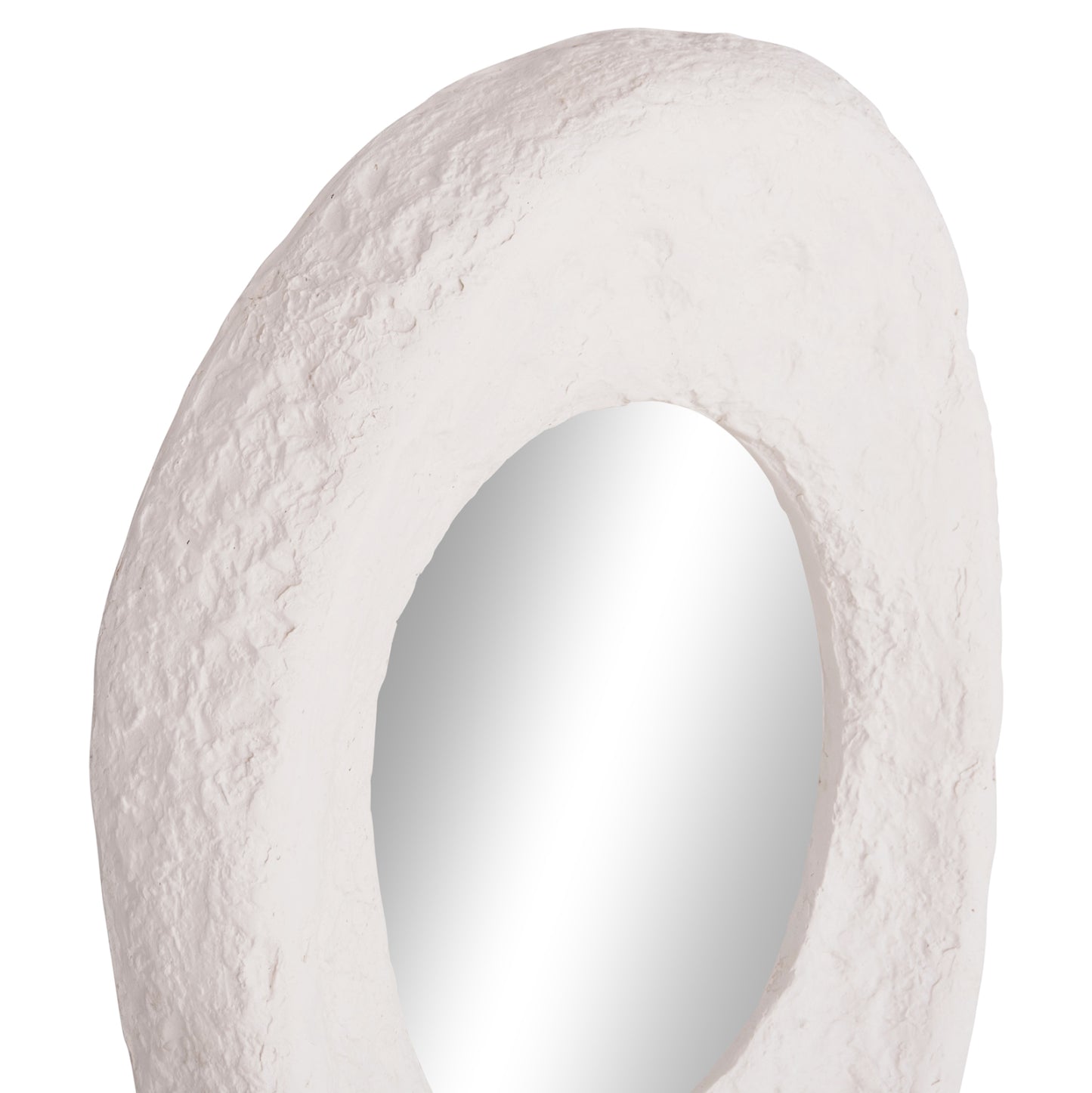 Wall Mirror Riffe Hm4695.02 Fiber Cement In White 60x13x85hcm